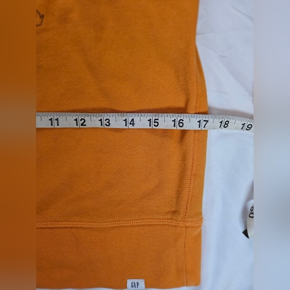 Gap Kids Boys Orange Long Sleeve Crewneck Pullover Dinosaur Sweater Size XXL - Picture 9 of 11